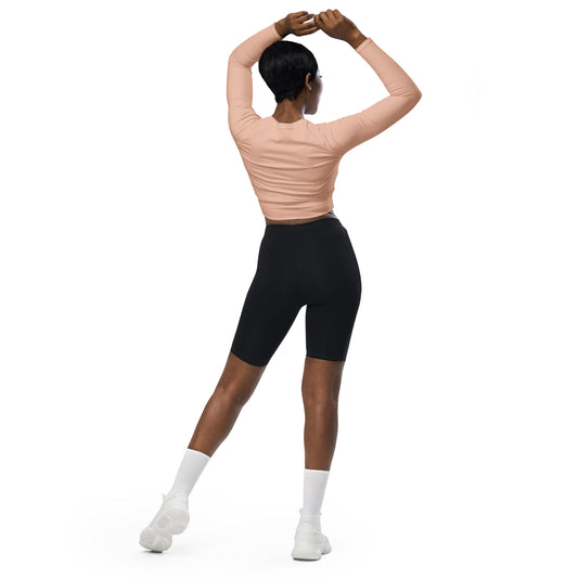 URBANITYCHEK RECYCLED LONG SLEEVE CROP TOP FOR WOMEN