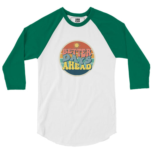 URBANITYCHEK 3/4 SLEEVE SHIRT FOR WOMEN BETTER DAYS AHEAD
