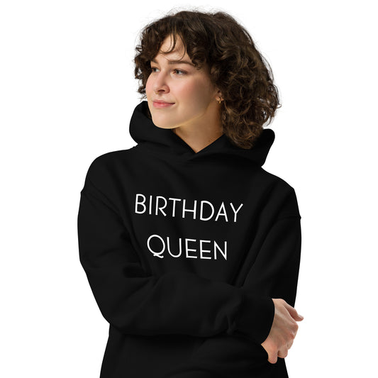 unisex oversized hoodie black