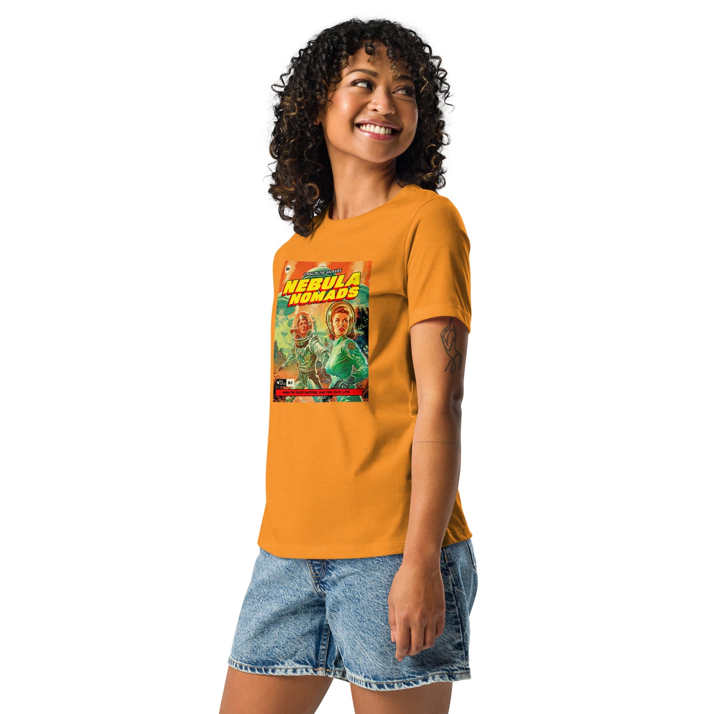 RETRO WOMEN CREW NECK TSHIRT